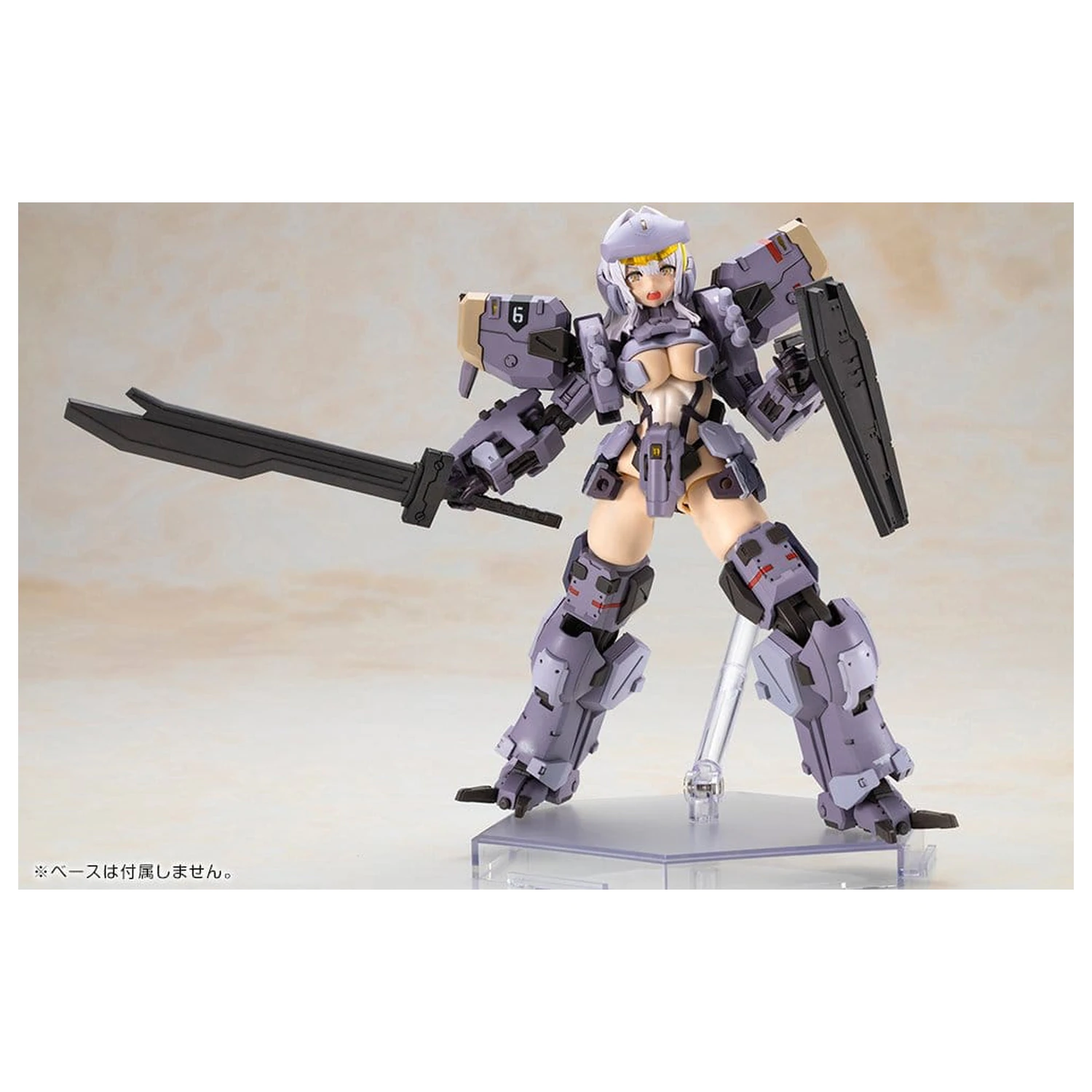 Front Mission Plastic Model Non Zenith Girl Gray Ver. 16 cm fotografii produktu