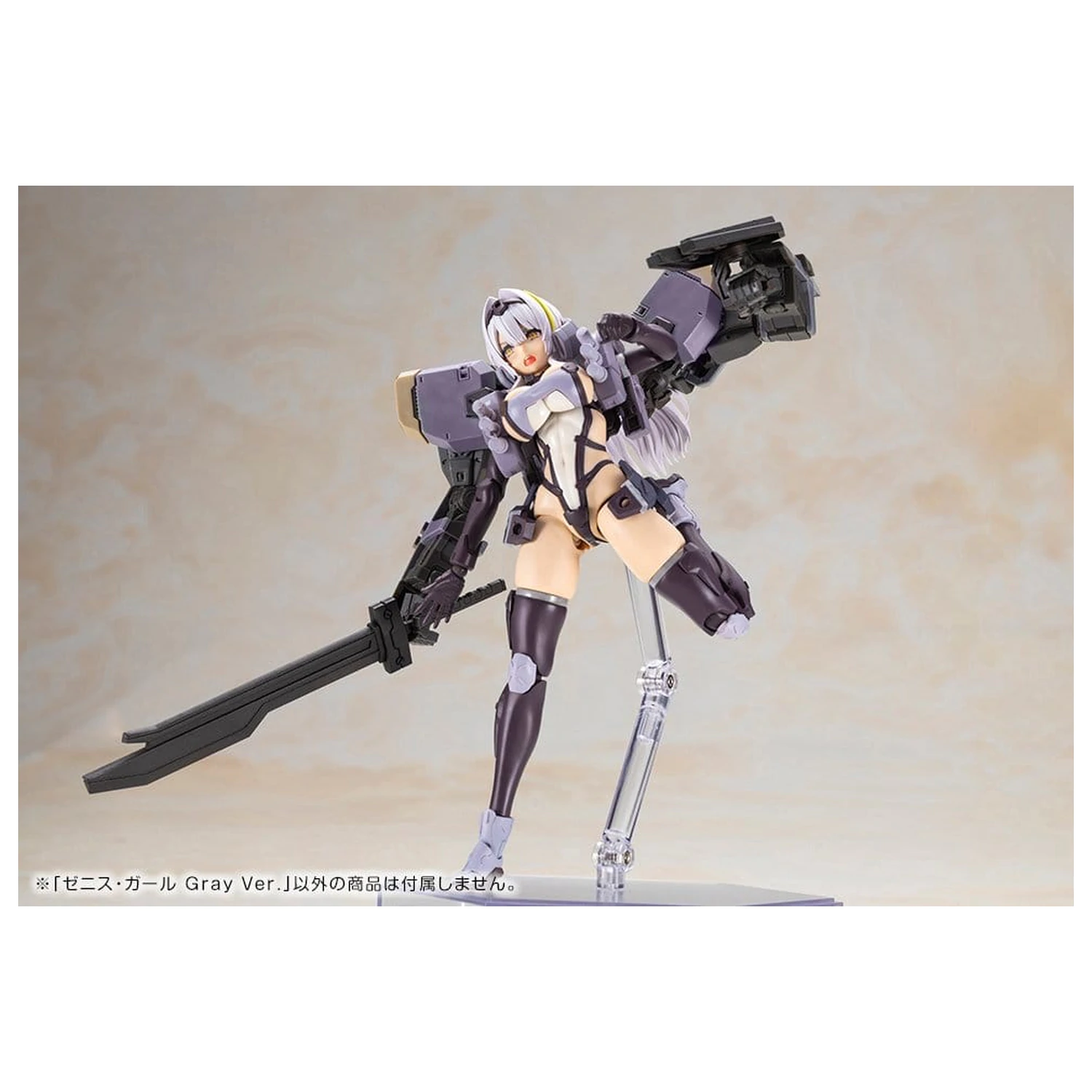 Front Mission Plastic Model Non Zenith Girl Gray Ver. 16 cm fotografii produktu