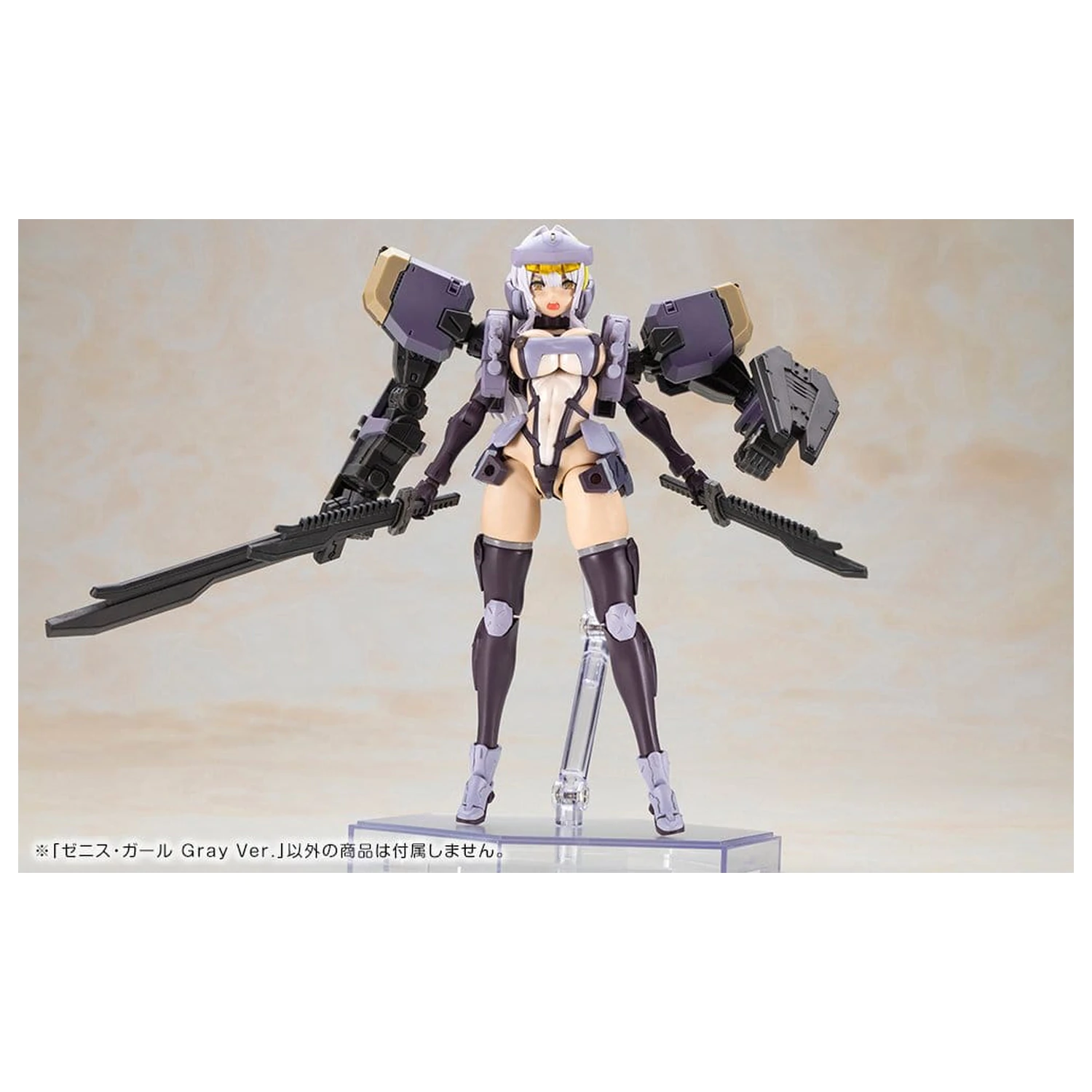 Front Mission Plastic Model Non Zenith Girl Gray Ver. 16 cm fotografii produktu