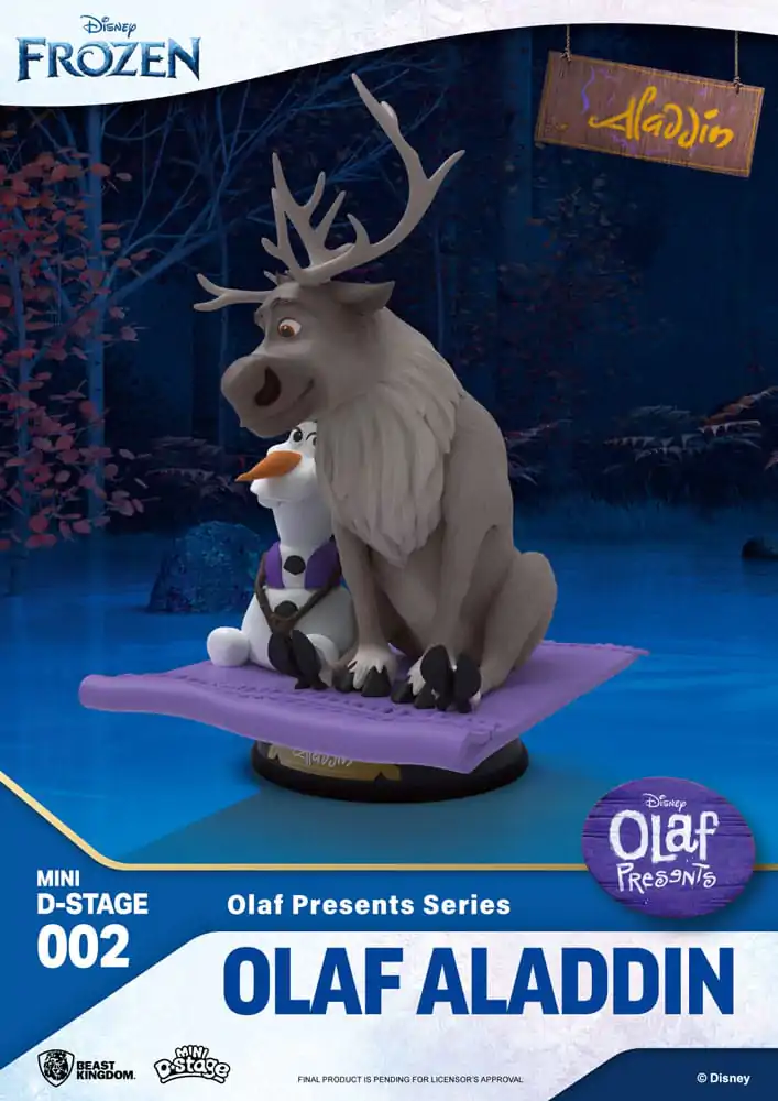 Frozen Mini Diorama Stage PVC Soška Olaf Presents Olaf Aladdin 12 cm fotografii produktu