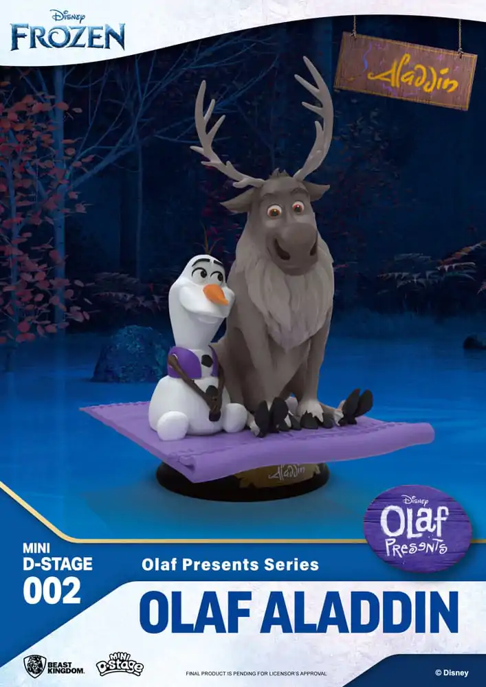 Frozen Mini Diorama Stage PVC Soška Olaf Presents Olaf Aladdin 12 cm fotografii produktu