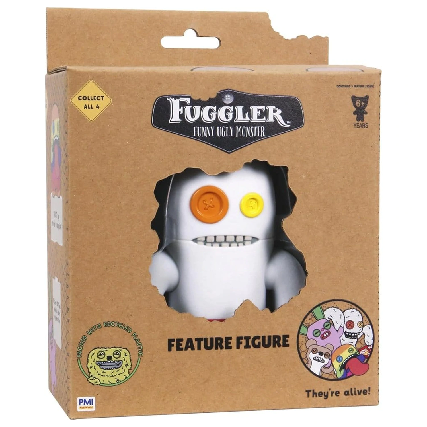 Fuggler: Feature Figures figurka Window Box Sasquoosh bílý fotografii produktu