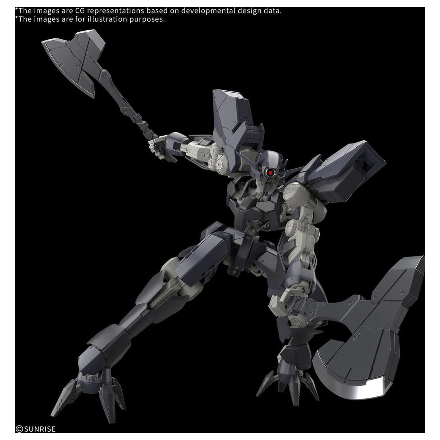 Full Mechanics 1/100 Graze Ein Mobile Suit Gundam Iron-Blooded Orphans Model kit fotografii produktu
