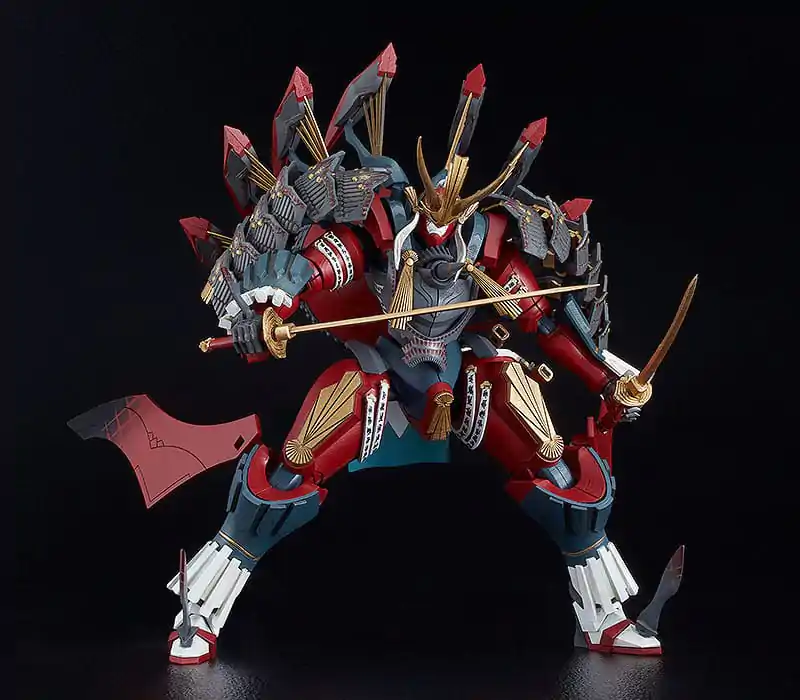 Full Metal Daemon Muramasa Moderoid Sestavitelná plastová stavebnice Third-generation Seishuusengou Uemon-no-jou Muramasa 16 cm (re-run) fotografii produktu