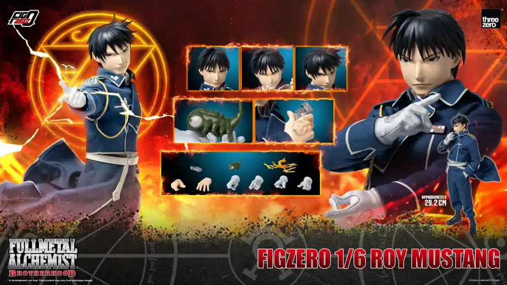 Fullmetal Alchemist: Brotherhood Action Figure FigZero 1/6 Roy Mustang 29 cm Akční figurka fotografii produktu