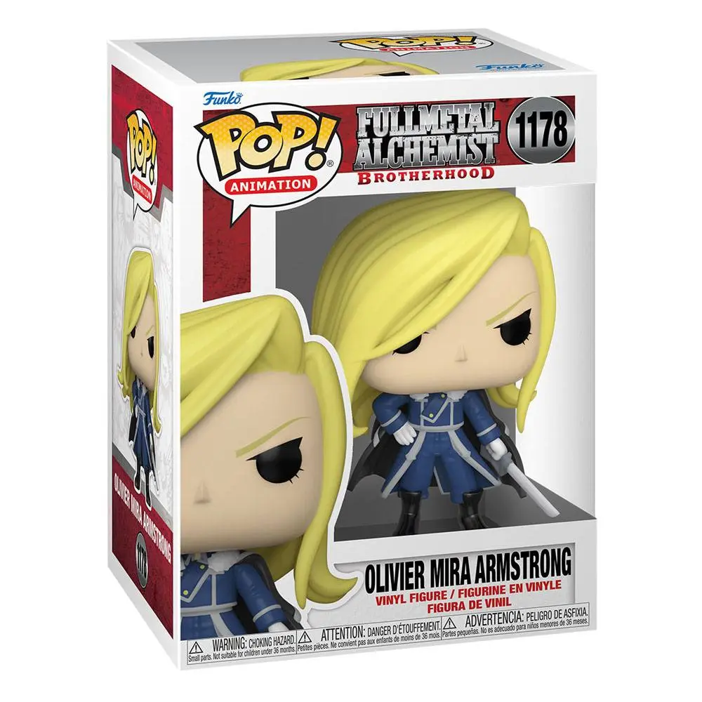 Fullmetal Alchemist Brotherhood POP! Animation vinylová figurka Olivier Armstrong s mečem 9 cm fotografii produktu