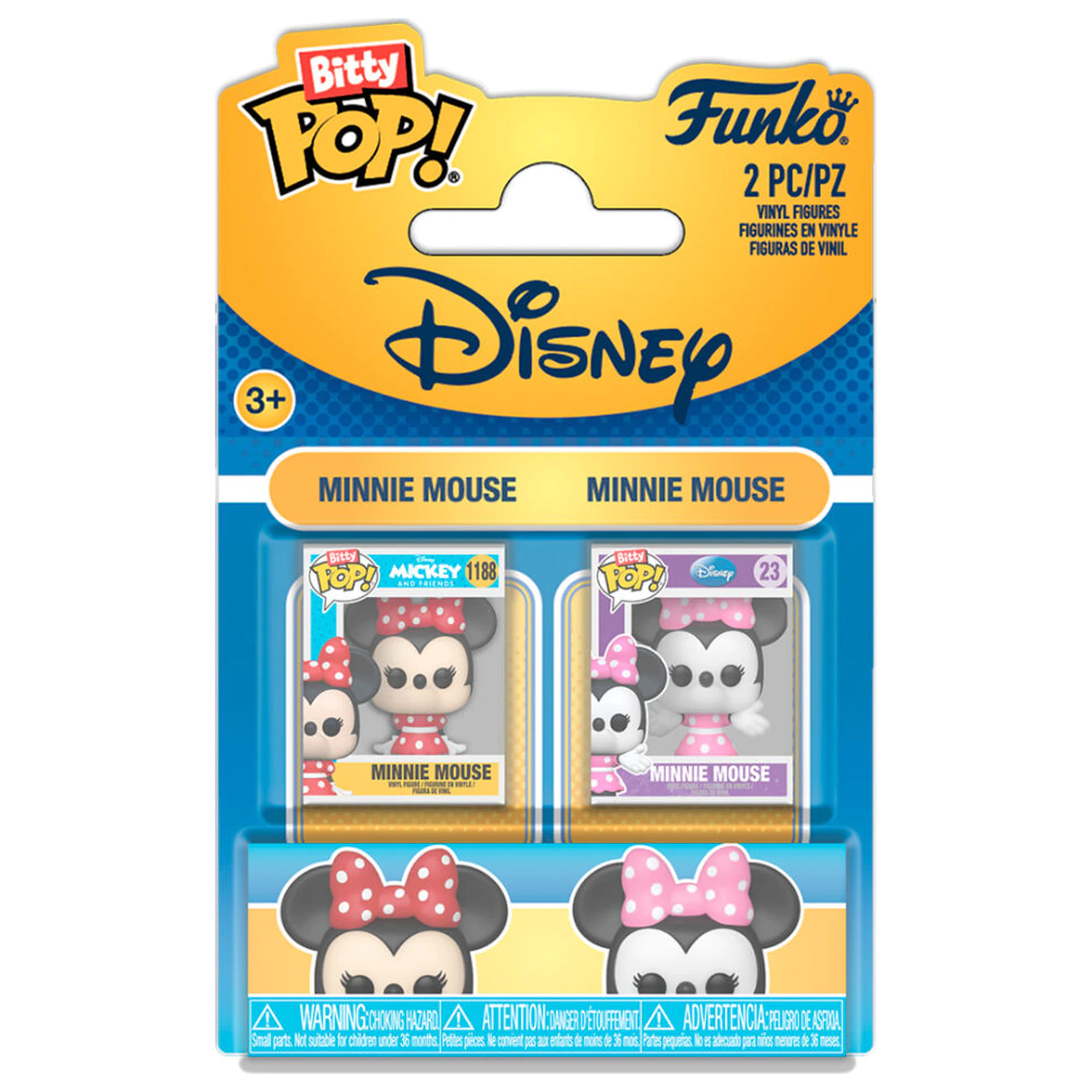 Funko Bitty POP balení 2 figurek Disney Minnie & Classic Minnie fotografii produktu
