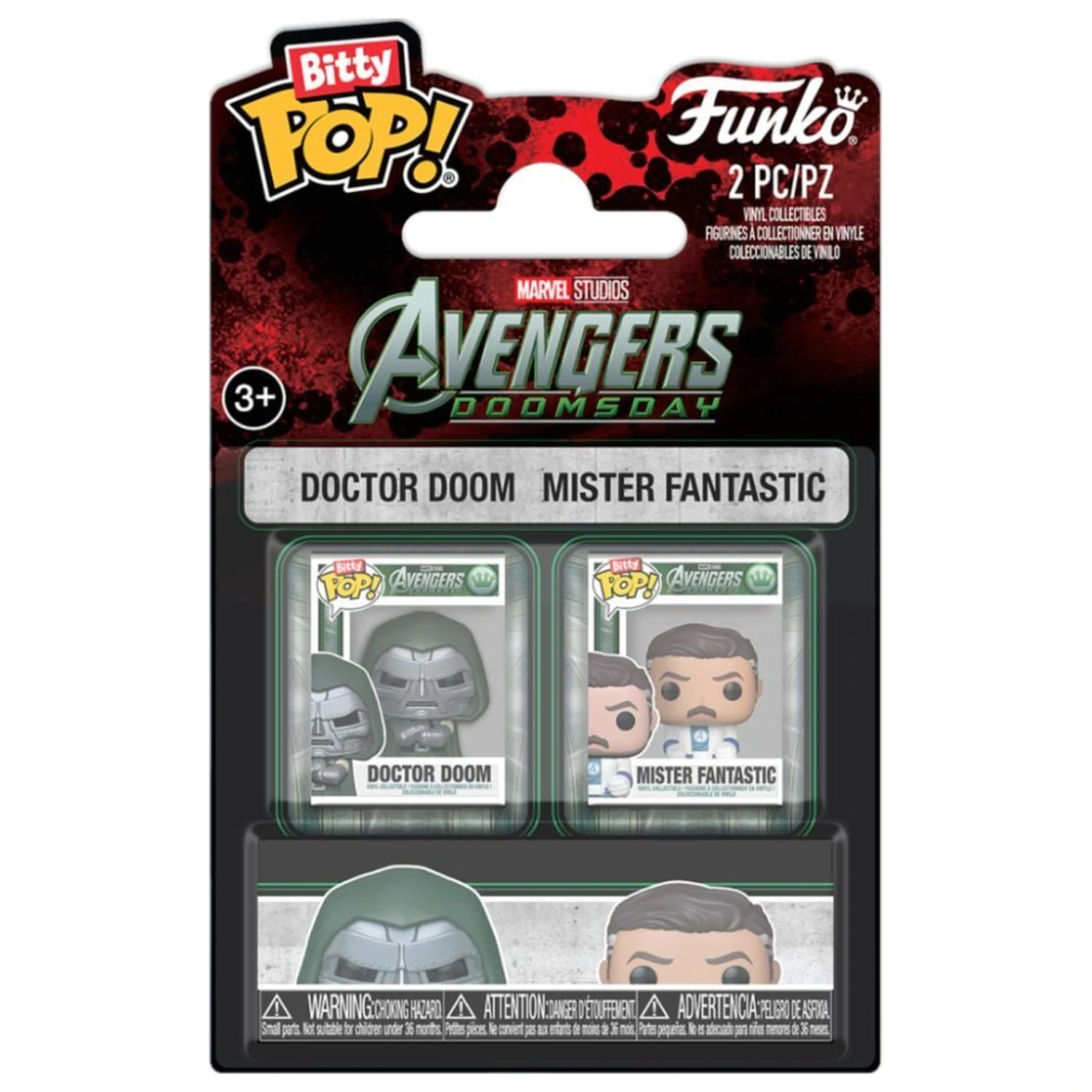 Bitty Funko POP balení 2 figurek Marvel Studios Avengers Doomsday fotografii produktu