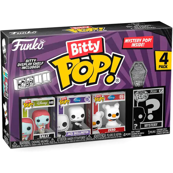 Bitty POP! vinylová figurka 4-Pack Disney Nightmare Before Christmas Sally fotografii produktu