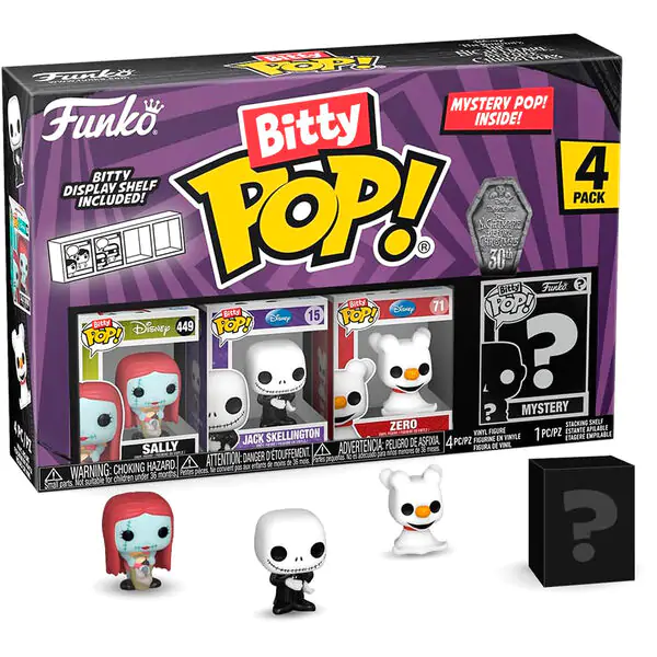 Bitty POP! vinylová figurka 4-Pack Disney Nightmare Before Christmas Sally fotografii produktu