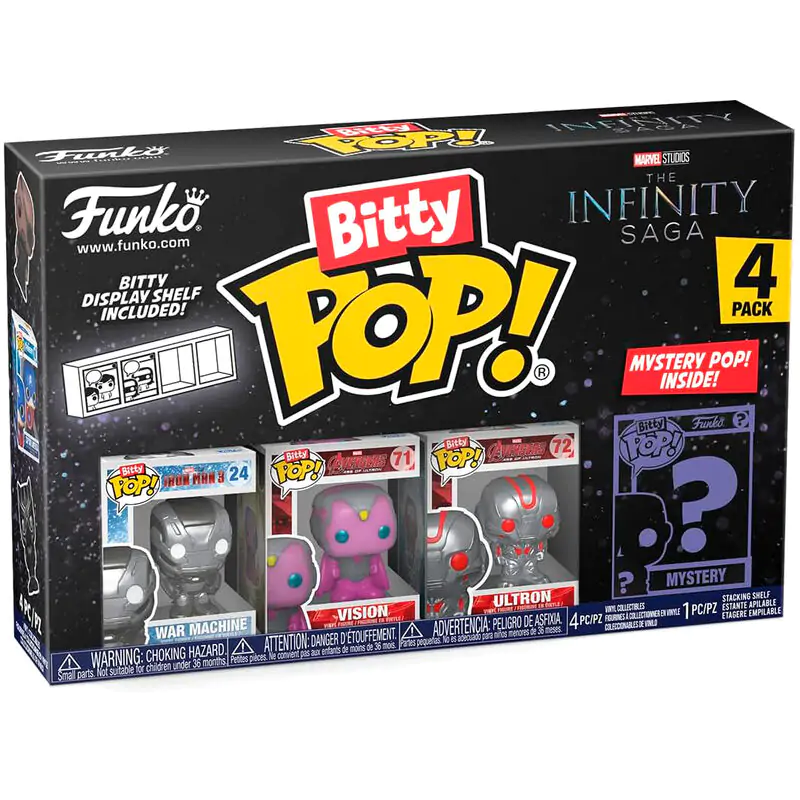 Blister 4 figurky Bitty POP Marvel The Infinity Saga Iron Man fotografii produktu