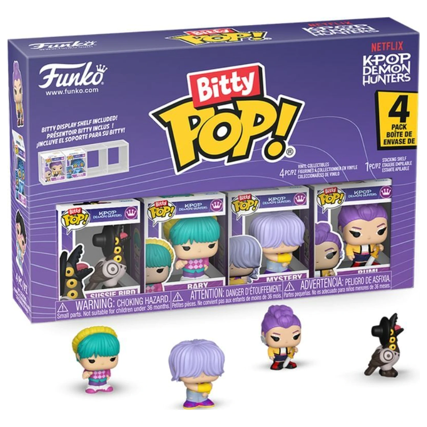 Funko Bitty POP sada 4 figurek KPop Demon Hunters fotografii produktu