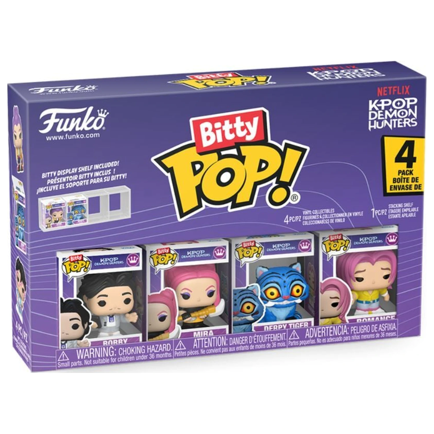 Funko Bitty POP sada 4 figurek KPop Demon Hunters fotografii produktu