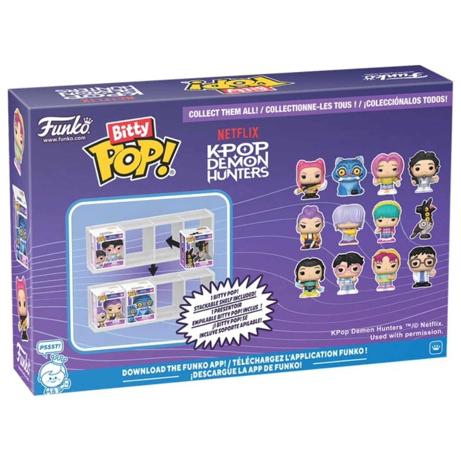 Funko Bitty POP sada 4 figurek KPop Demon Hunters fotografii produktu