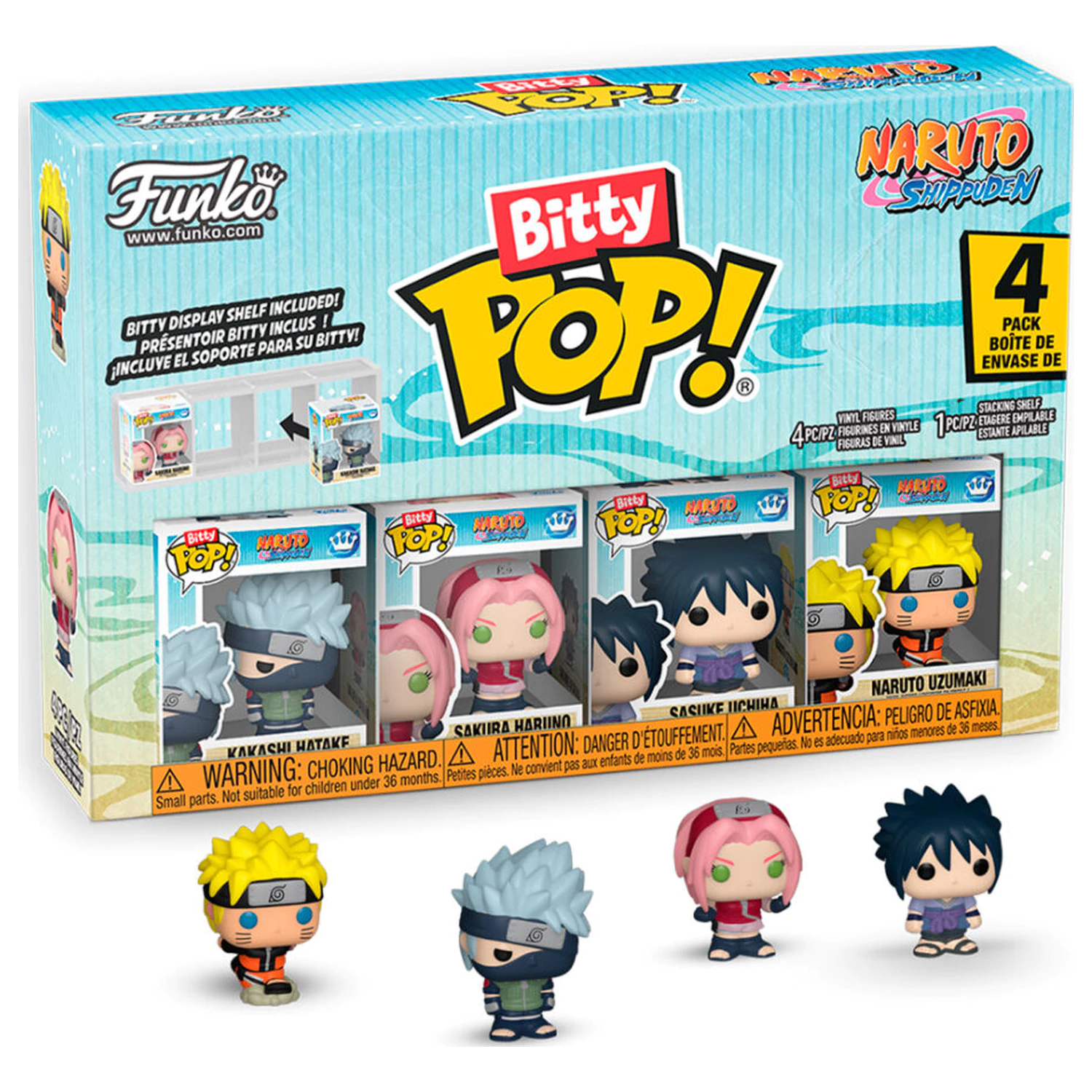 Funko Bitty POP! Naruto Shippuden Team 7 figurky fotografii produktu