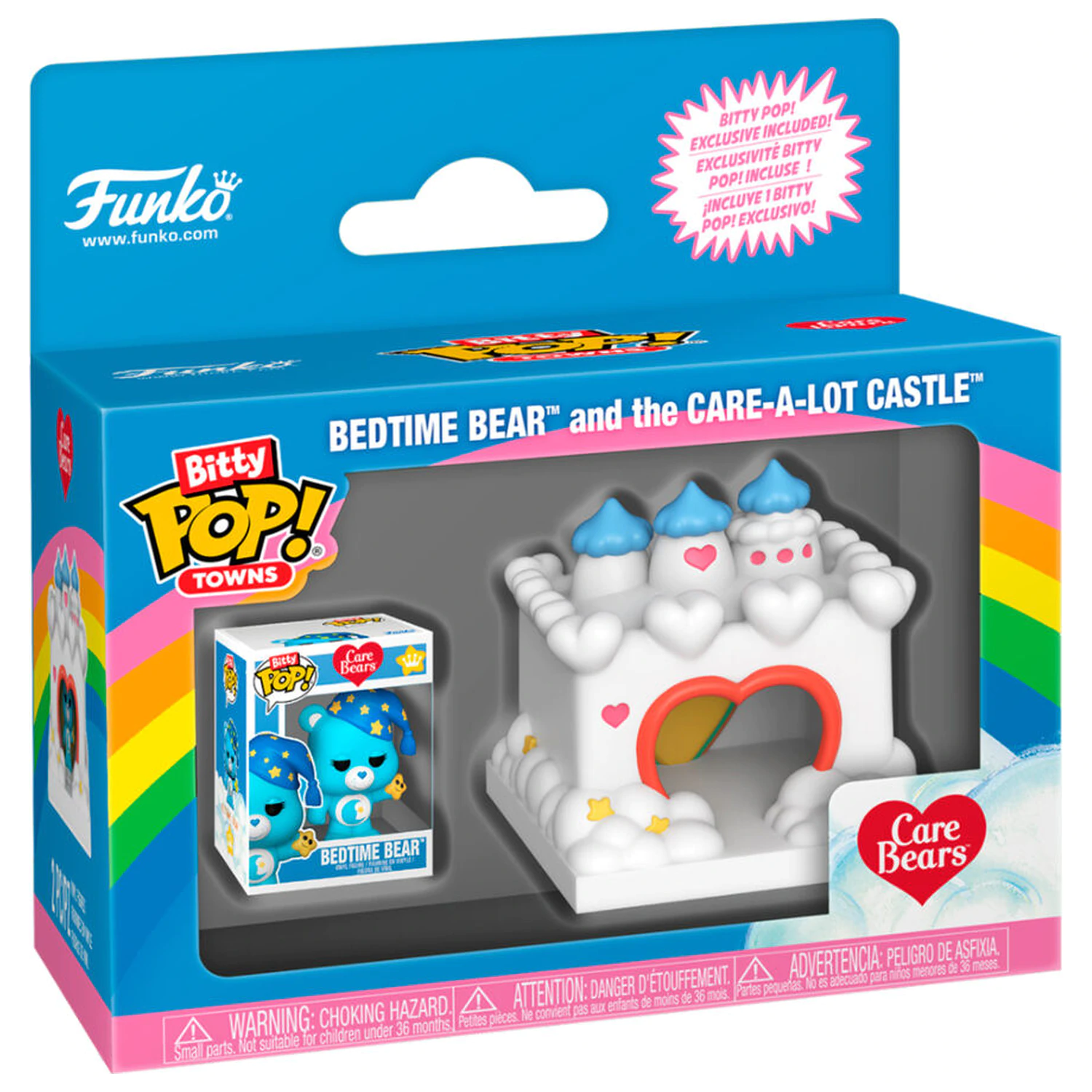 Funko Bitty POP! Town figurka Care Bears Bedtime Bear a Care a Lot Castle fotografii produktu