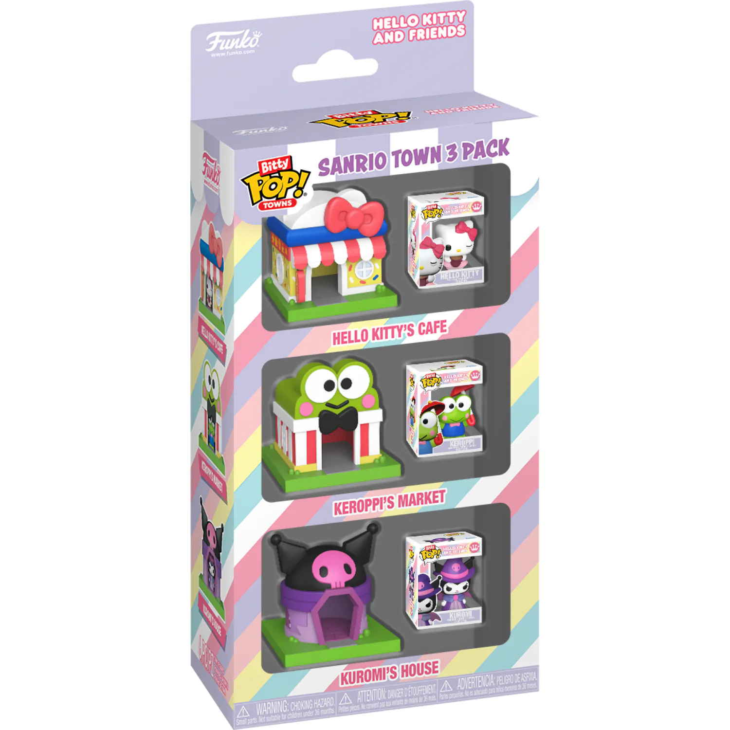 Funko Bitty Pop! 3-pack Towns Hello Kitty and Friends fotografii produktu