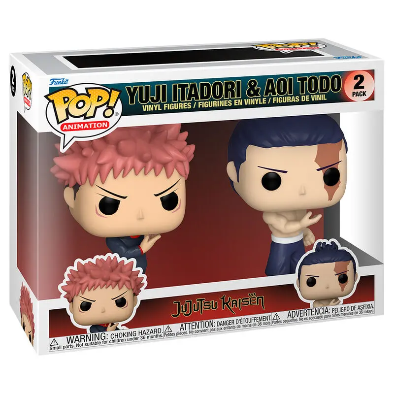 Jujutsu Kaisen POP! Animation vinylová figurka Itadori & Todo 9 cm fotografii produktu