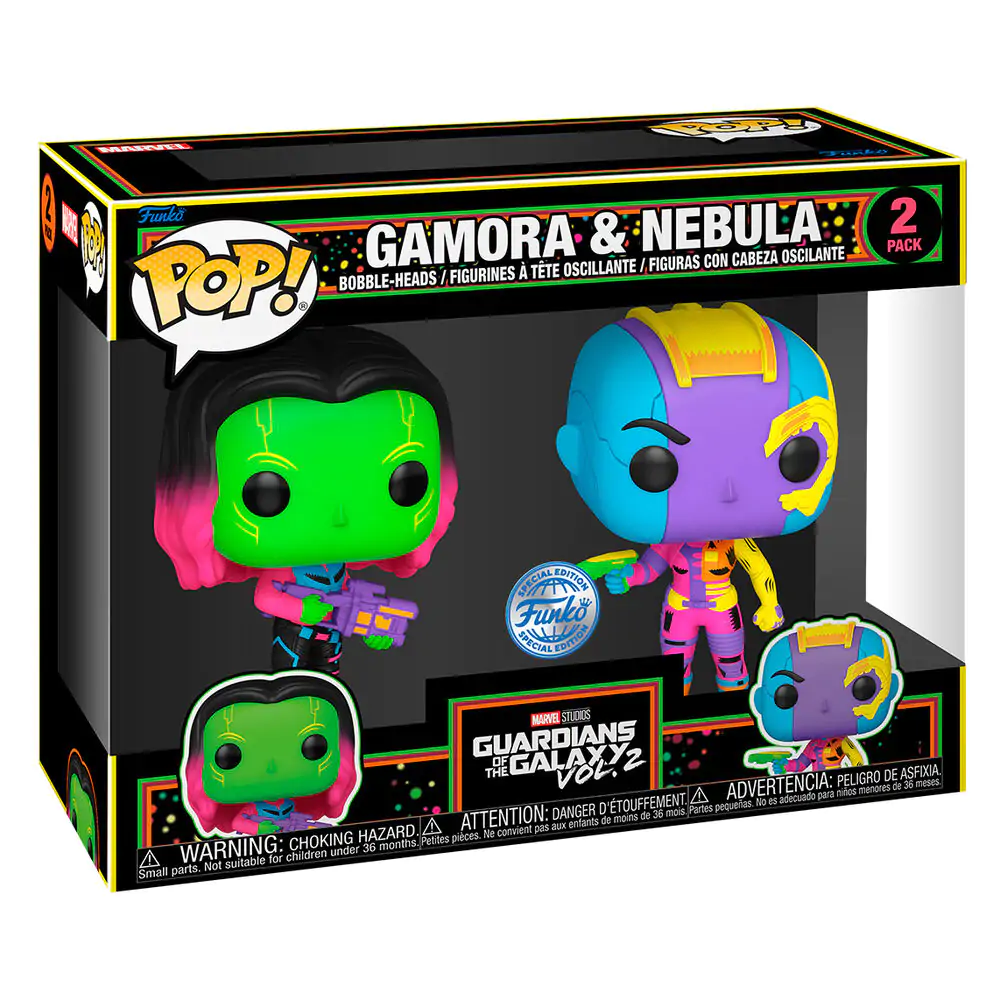 Funko POP balení 2 figurky Marvel Guardians of the Galaxy Gamora & Nebula Exclusive fotografii produktu