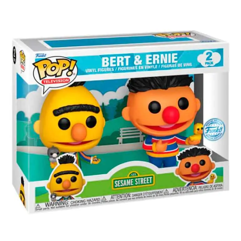 Funko POP Balení 2 figurky Sesame Street Bert & Bernie Exclusive fotografii produktu