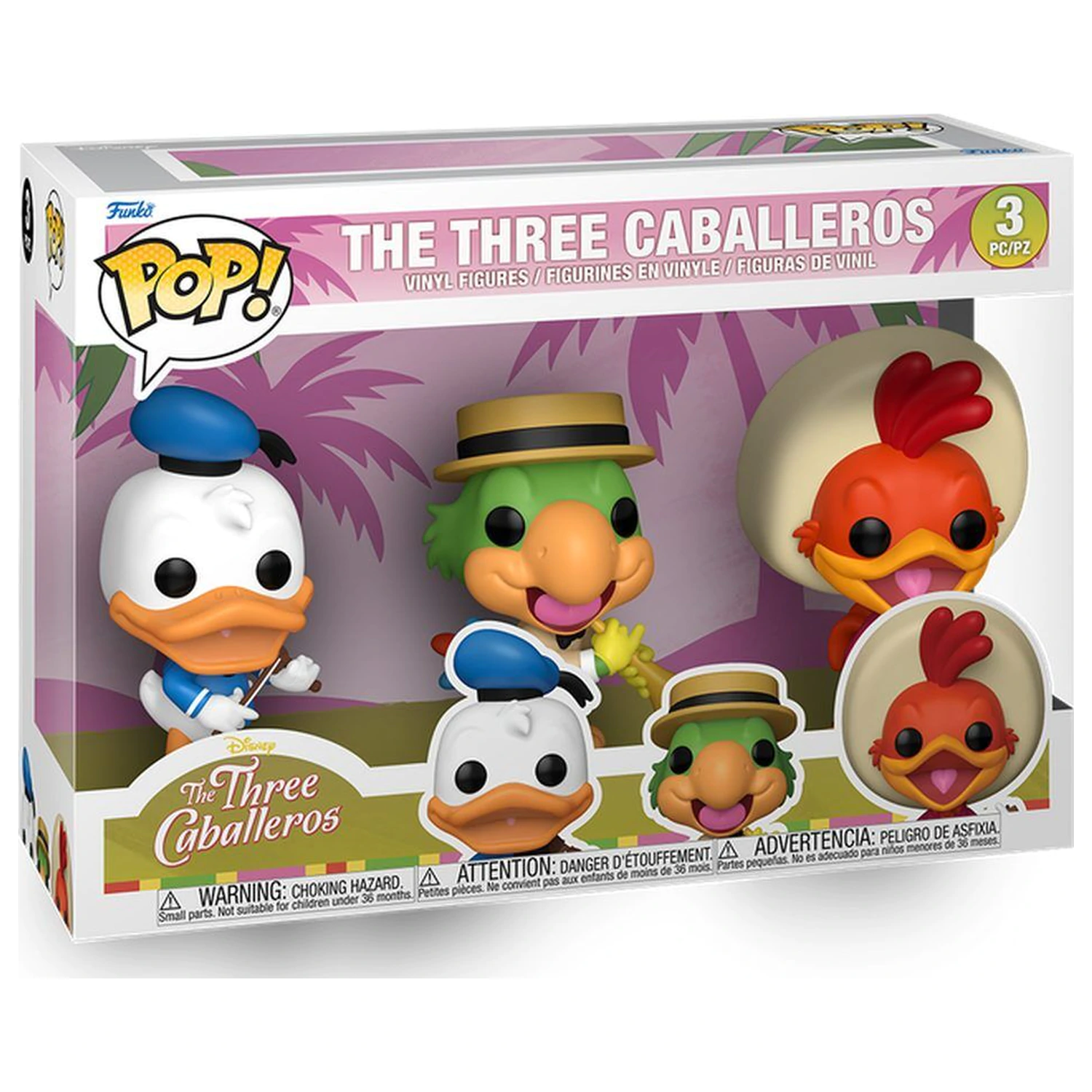 Funko POP figurky 3 balení DisneyThe Three Caballeros fotografii produktu