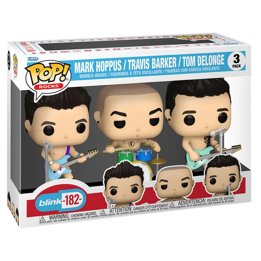 Blink 182 POP! Rocks vinylová figurka 3-balení 4 cm fotografii produktu