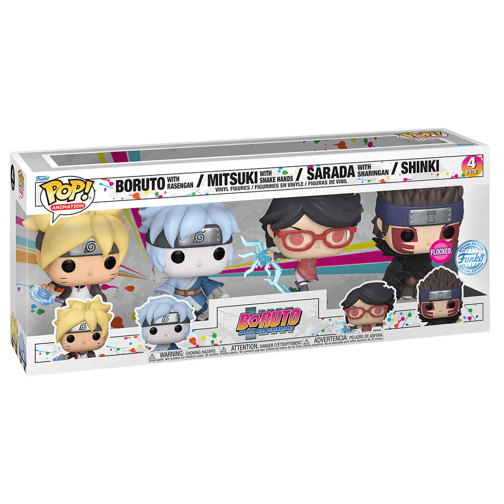 Funko POP balení 4 figurky Boruto Exclusive fotografii produktu