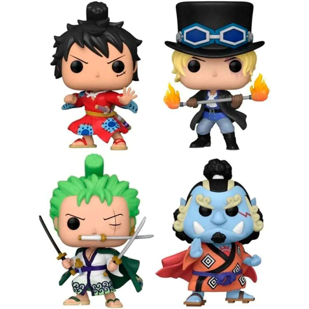 Funko POP balení 4 figurky One Piece Exclusive fotografii produktu