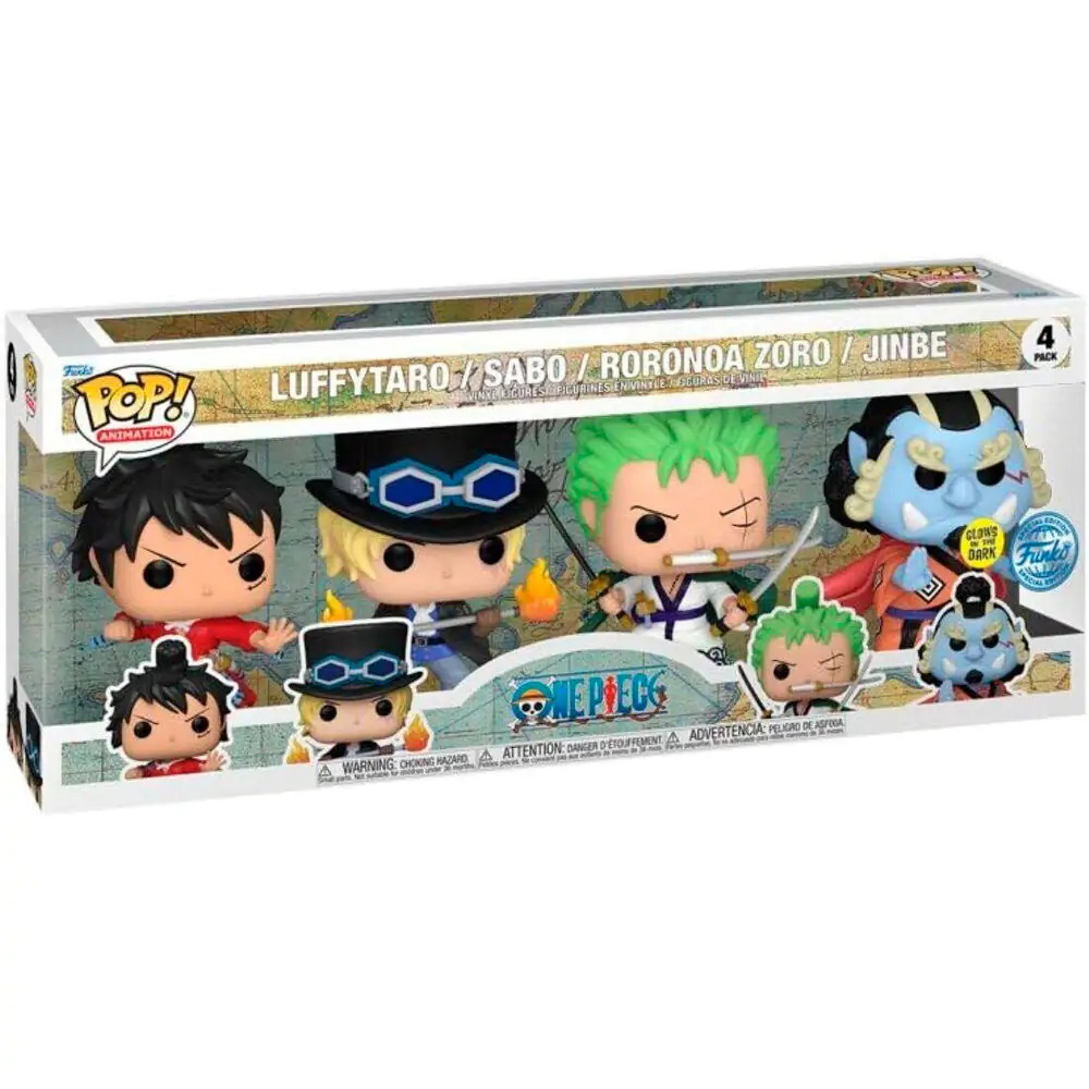 Funko POP balení 4 figurky One Piece Exclusive fotografii produktu