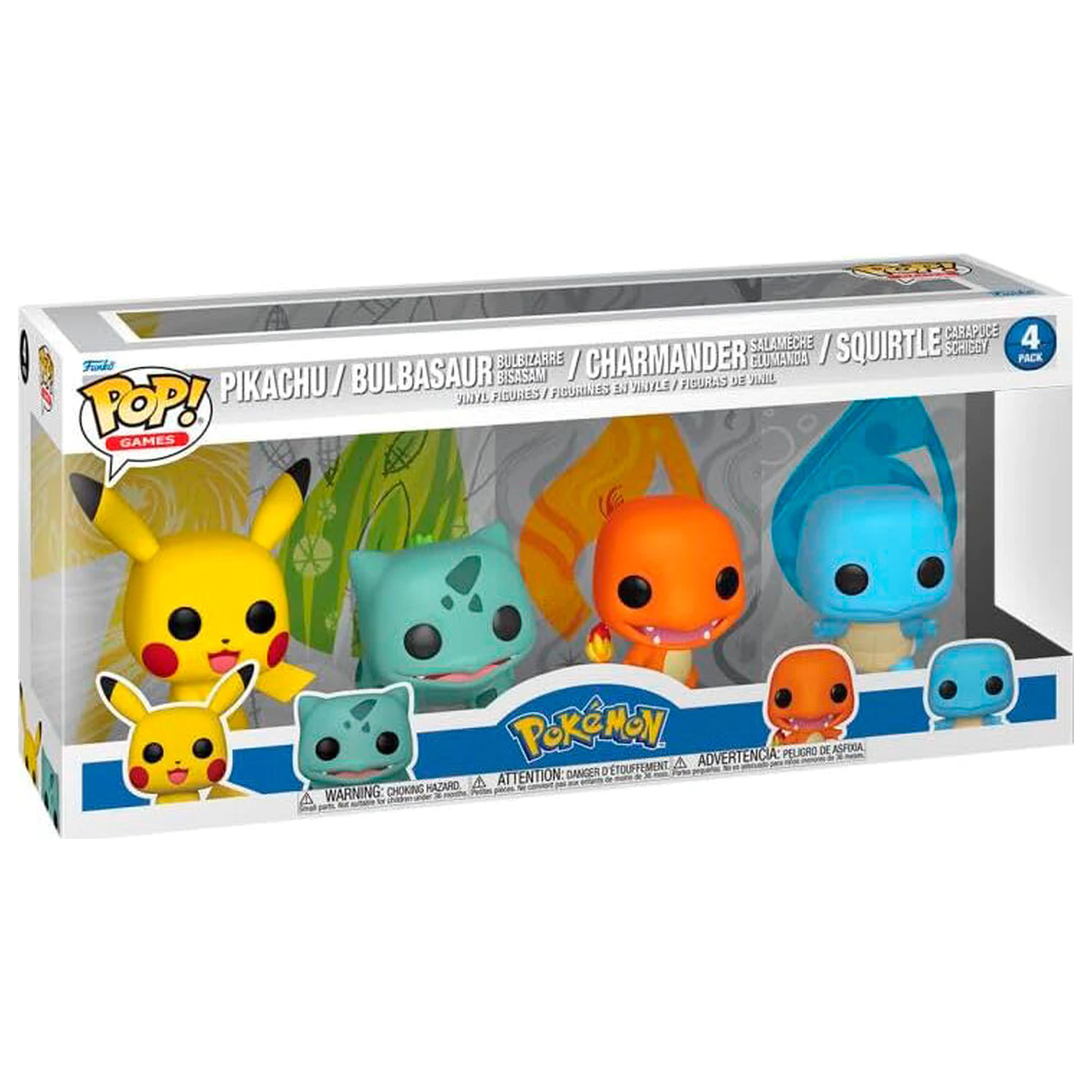 Funko POP balení 4 figurek Pokemon Starters Exclusive fotografii produktu
