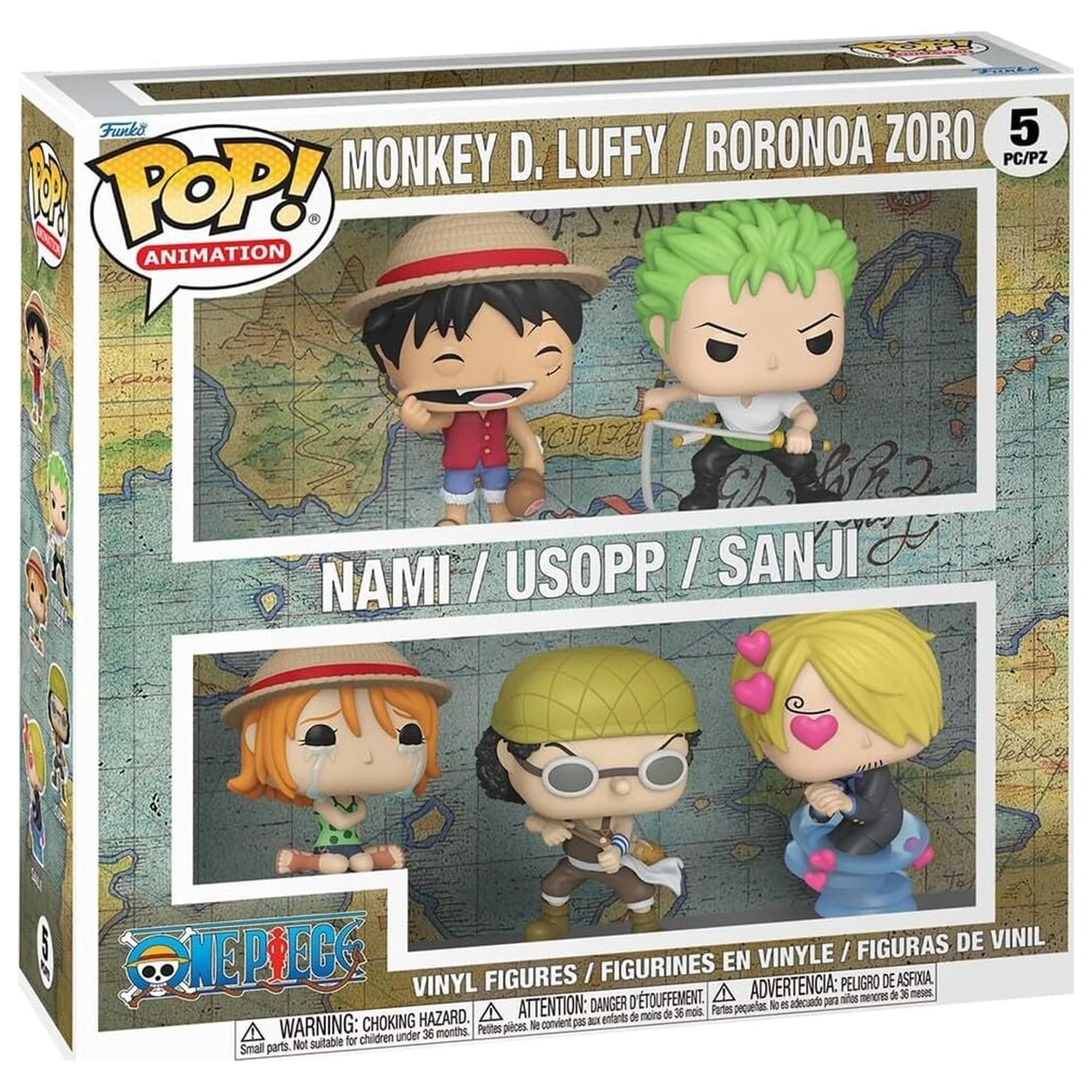Funko POP balení 5 figurek Animation One Piece fotografii produktu
