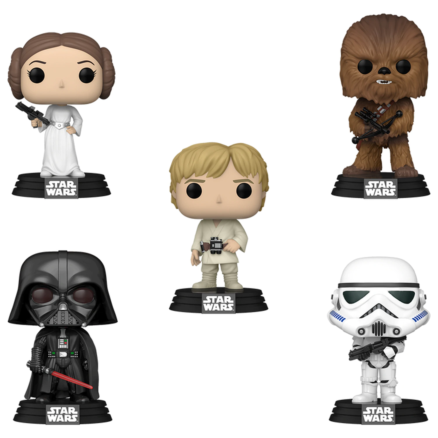 Funko POP balení 5 figurek Star Wars fotografii produktu