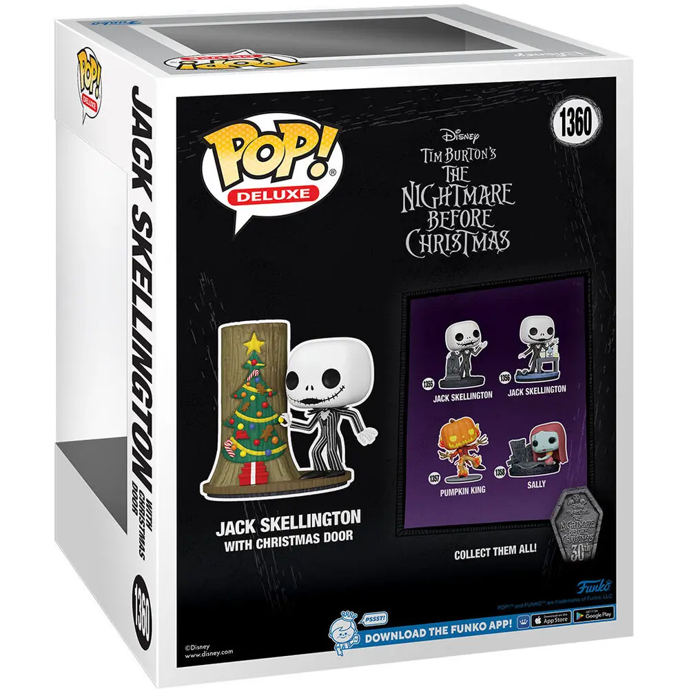 Nightmare before Christmas 30. POP! Deluxe vinylová figurka Jack s C.Town Door 9 cm fotografii produktu