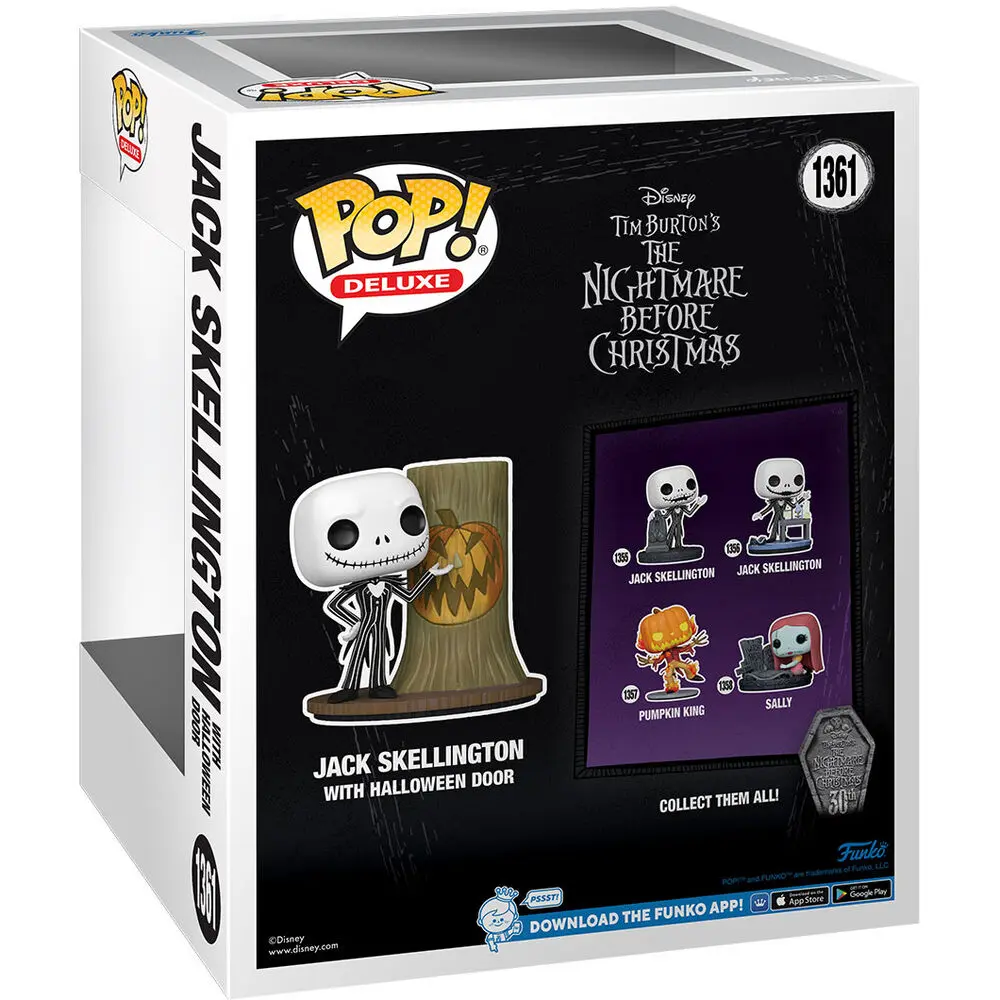 Nightmare before Christmas 30. POP! Deluxe vinylová figurka Jack s H.Town Door 9 cm fotografii produktu