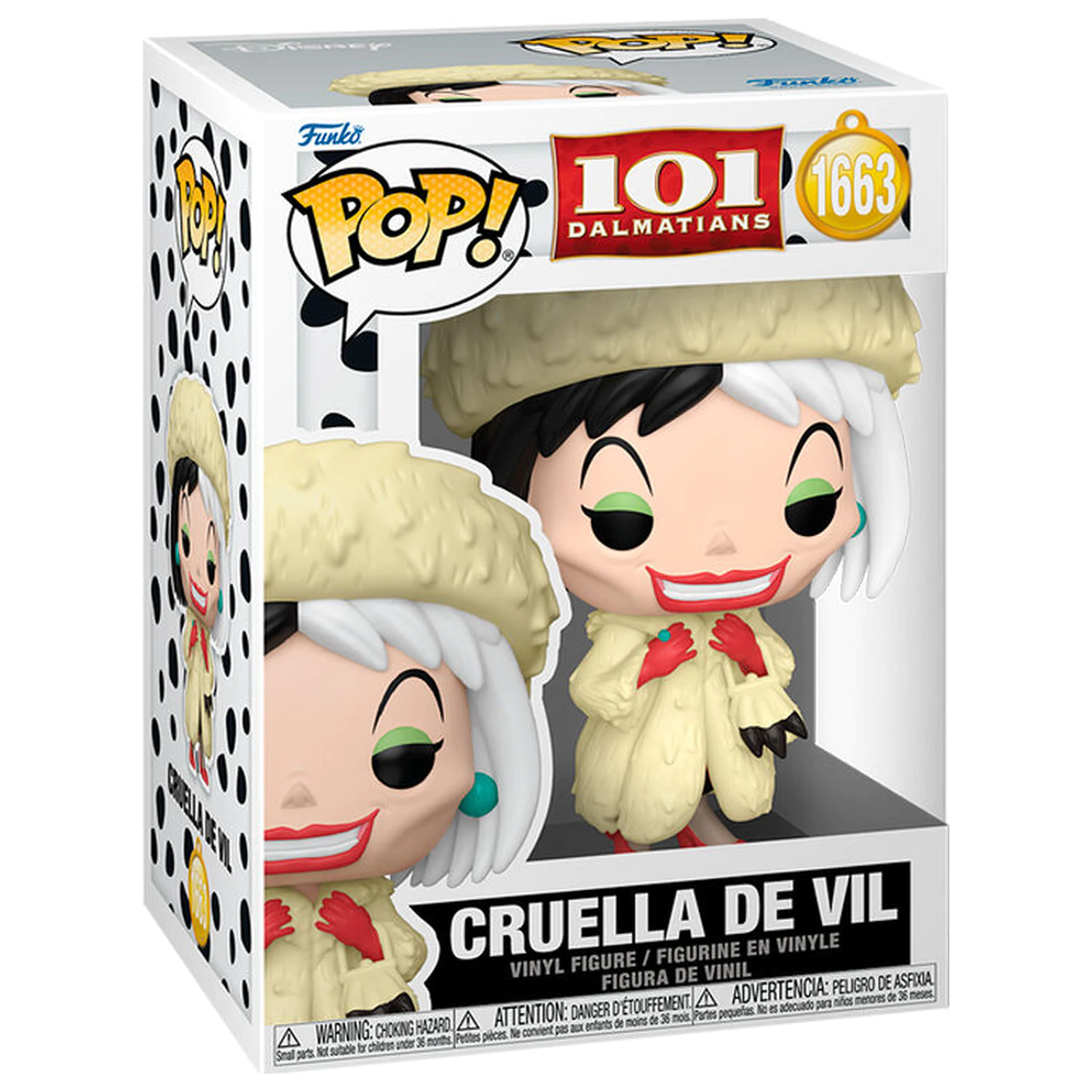 Funko POP figurka 101 Dalmatas Cruella de Vil fotografii produktu