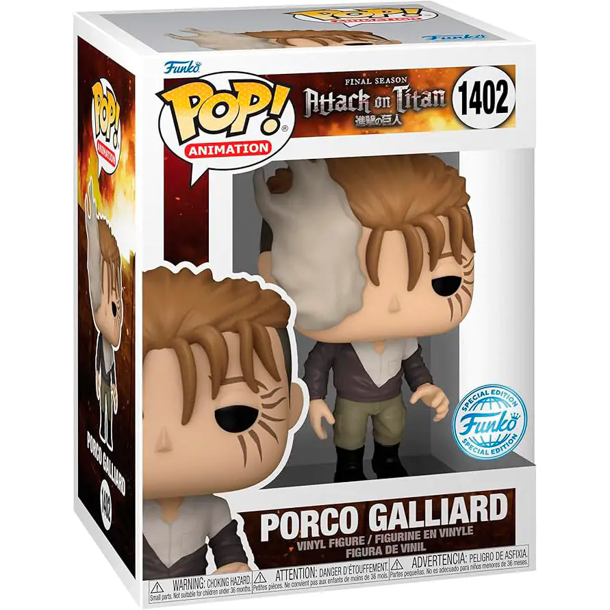 Funko POP figurka Attack On Titan Porco Galliard Exclusive fotografii produktu