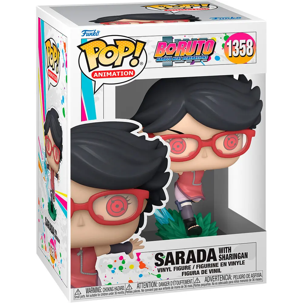 Boruto - Naruto Next Generations POP! Television vinylová figurka Sarada s Sharinganem 9 cm fotografii produktu