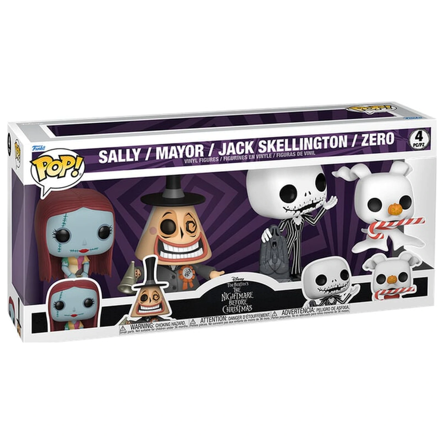 Funko POP balení 4 figurek Disney The Nightmare Before Christmas fotografii produktu