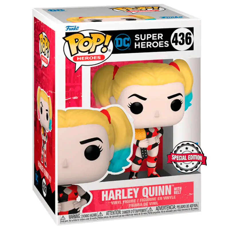 Figurka POP DC Comics Super Heroes Harley Quinn Exclusive fotografii produktu