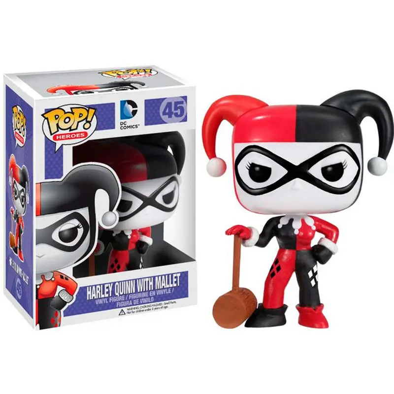 DC Comics POP! Vinyl Figurka Harley Quinn a Palice 9 cm fotografii produktu