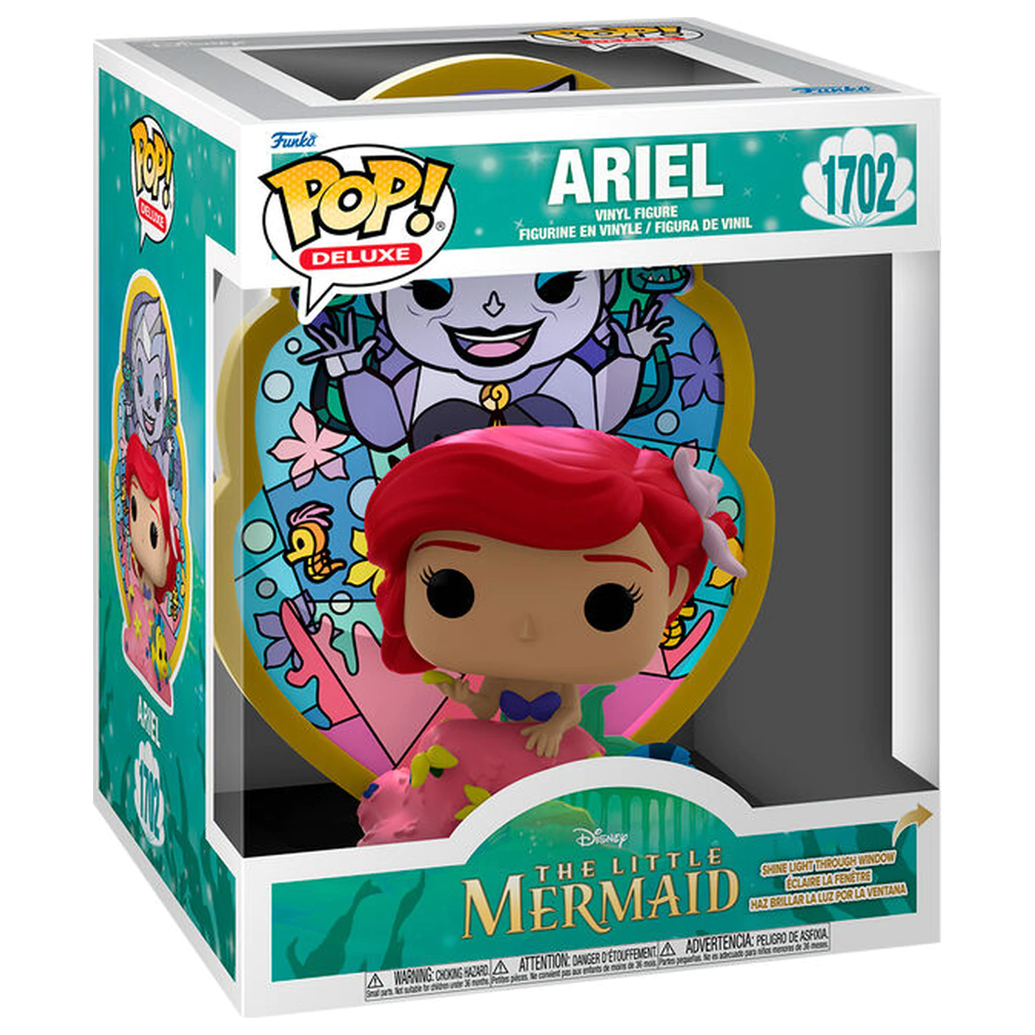 Funko POP figurka Deluxe Disney The Little Mermaid Ariel Ursula Stained Glass fotografii produktu