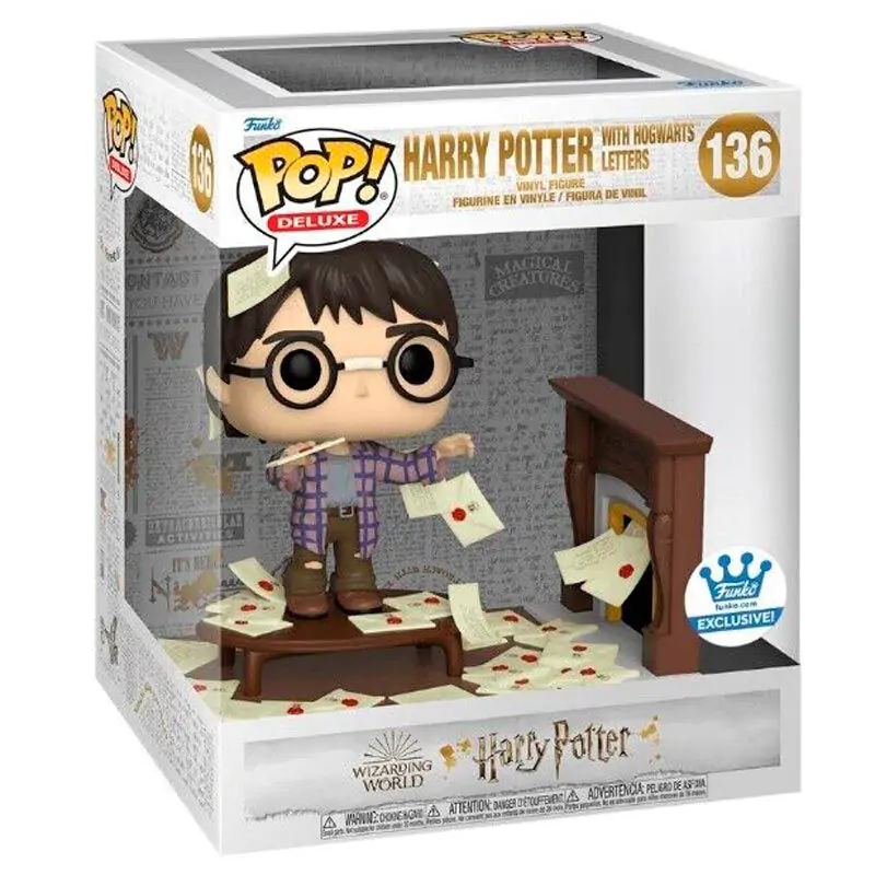 POP figurka Deluxe Harry Potter výroční Harry Potter s dopisy z Bradavic Exclusive fotografii produktu