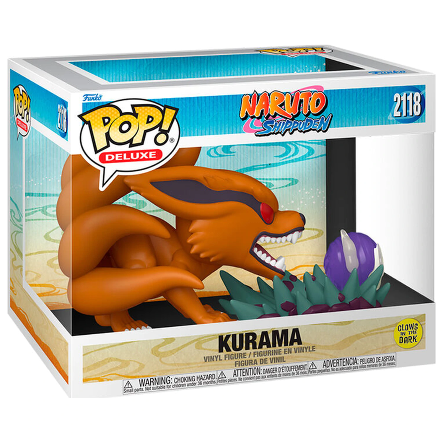 Funko POP figurka Deluxe Naruto Shippuden Kurama fotografii produktu
