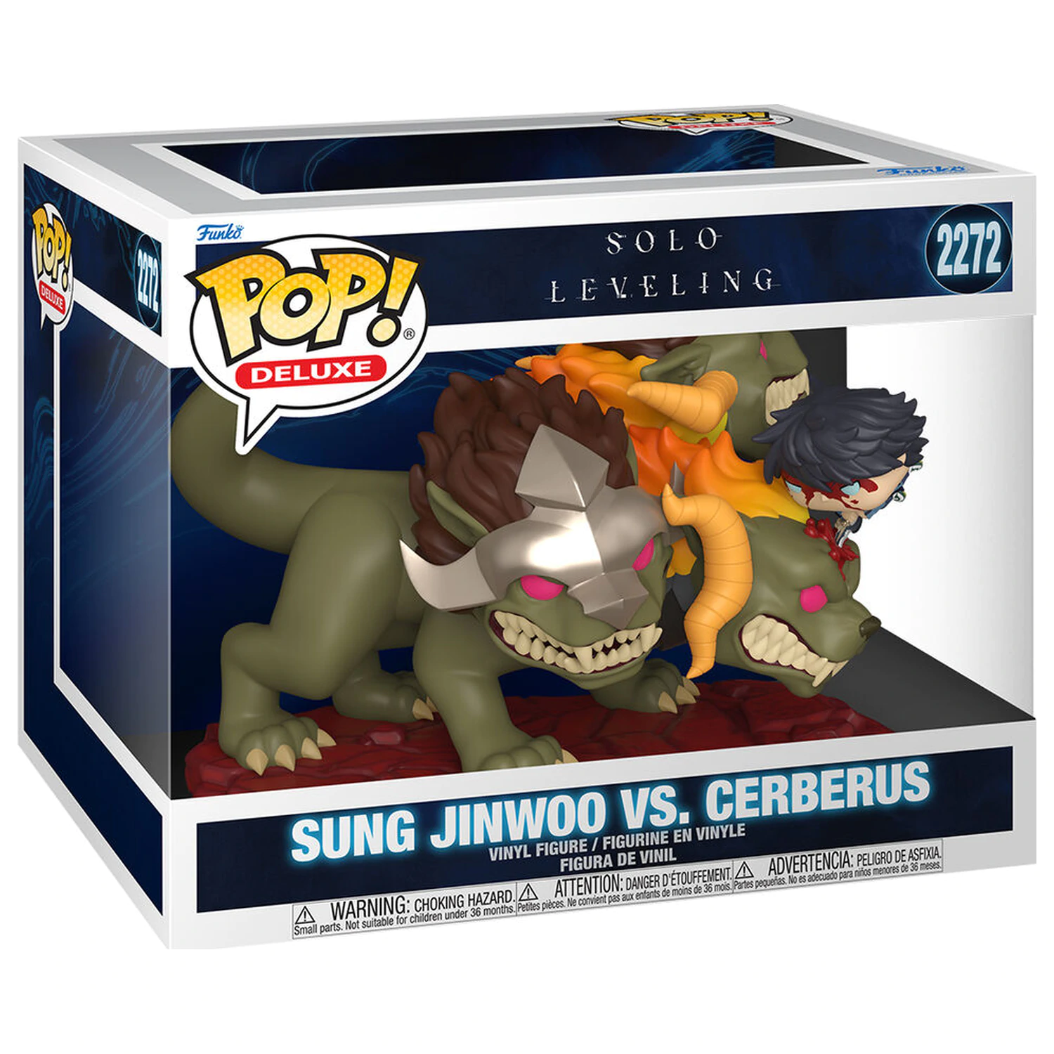 Funko POP figurka Deluxe Solo Leveling Sung Jinwoo vs. Cerberus fotografii produktu