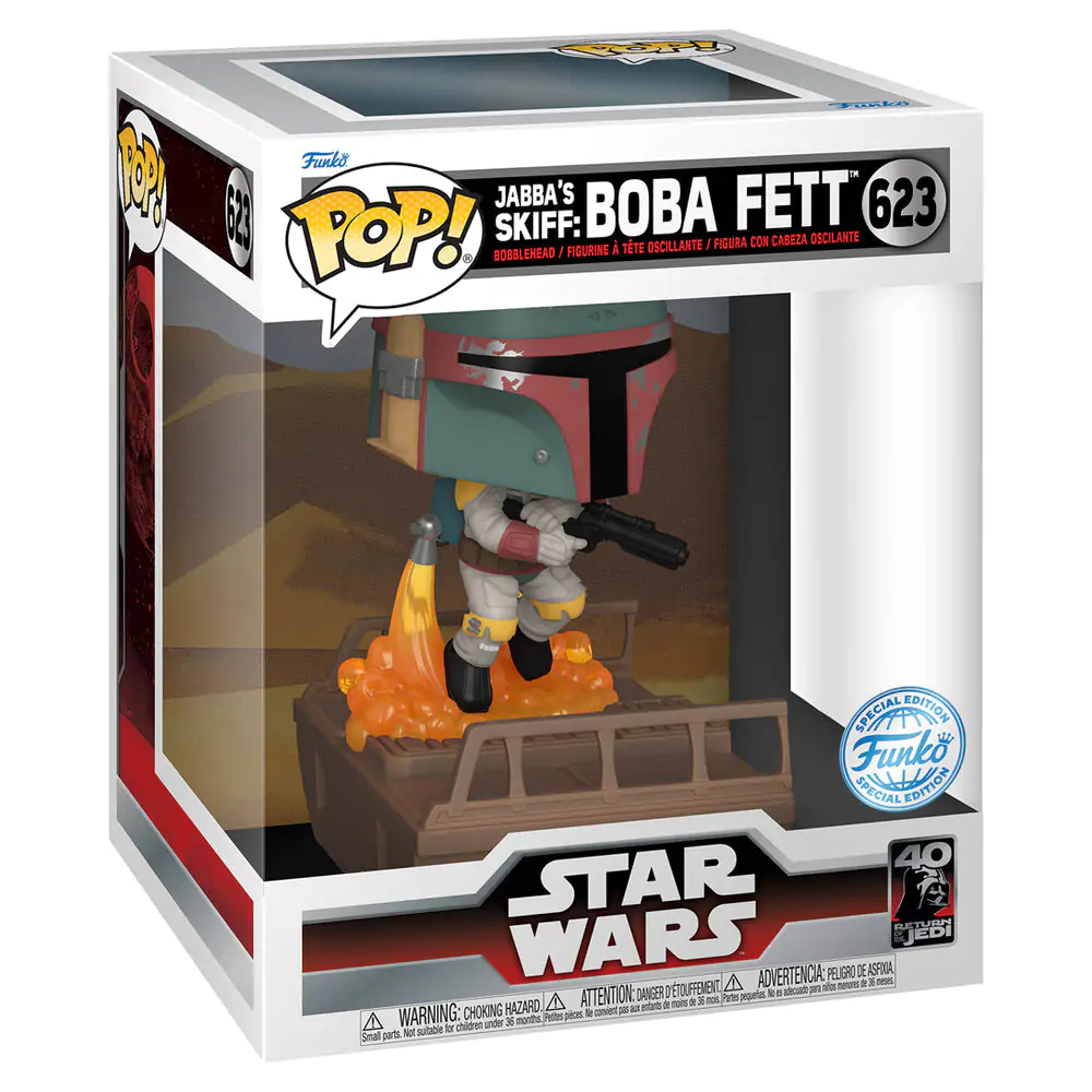 Sběratelská figurka POP Deluxe Star Wars Boba Fett Exclusive fotografii produktu