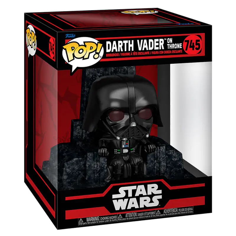 Funko POP figurka Deluxe Star Wars Darth Vader na trůně fotografii produktu