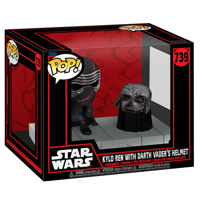 Funko POP figurka Deluxe Star Wars Kylo Ren s helmou Darth Vadera fotografii produktu