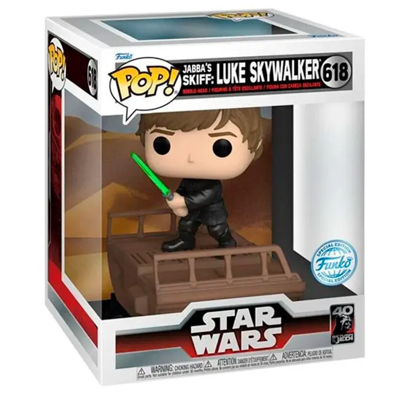 POP figurka Deluxe Star Wars Luke Skywalker Exkluzivní fotografii produktu