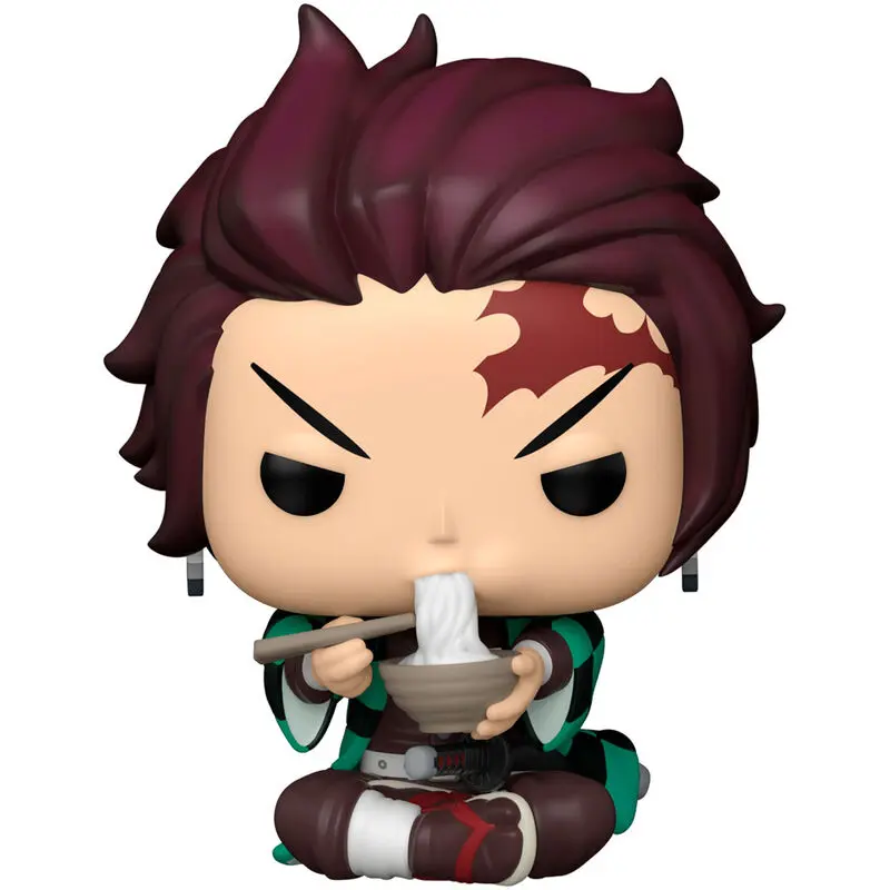 Demon Slayer POP! Animation vinylová figurka Tanjiro s nudlemi 9 cm fotografii produktu