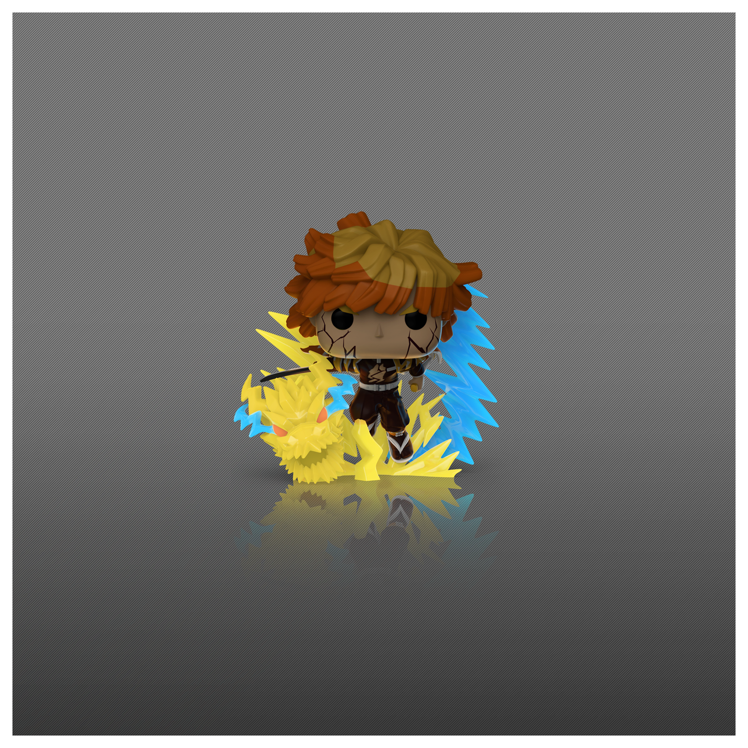 Funko POP figurka Premium Demon Slayer Zenitsu Agatsuma Glow Chase fotografii produktu